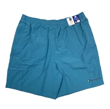 NWT Champion Men’s Nylon Shorts Mountain Lake Green size XL
