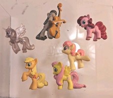 Mixed Lot Of 6 Hasbro Hard Plastic My Little ...