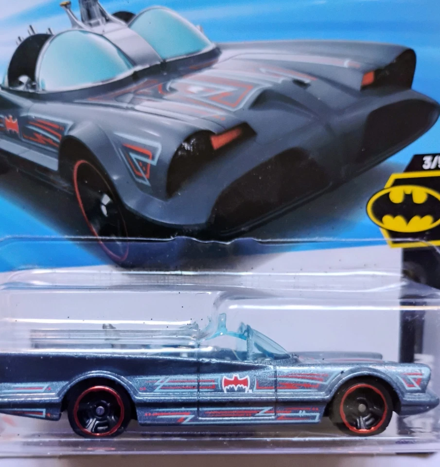 Batimóvil Mattel 2024 Hot Wheels DC Batman Serie Clásica 3/5 Nuevo en Paquete Foto 2 de 3