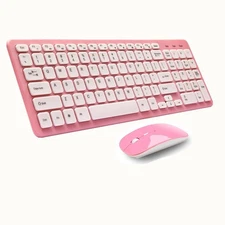 Wireless Keyboard And Mouse Combo Set 2.4G For PC Laptop Computer mini Size Slim