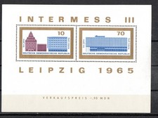 DDR 1964:  Mi.-Nr.  1126+1129  Block 23:    Leibzig   **     (DDR3)