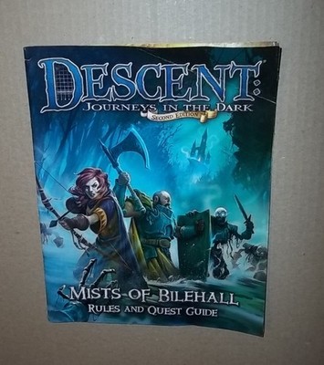 Descent 2nd ed Mists Of Bilehall Rules And Quest Guide Fantasy Flight
