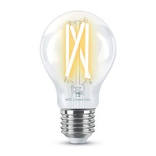 Image of 4Lite WiZ Connected Smart LED Filament Bulb A60 E27 6.5W Dimmable Wi-Fi Clear
