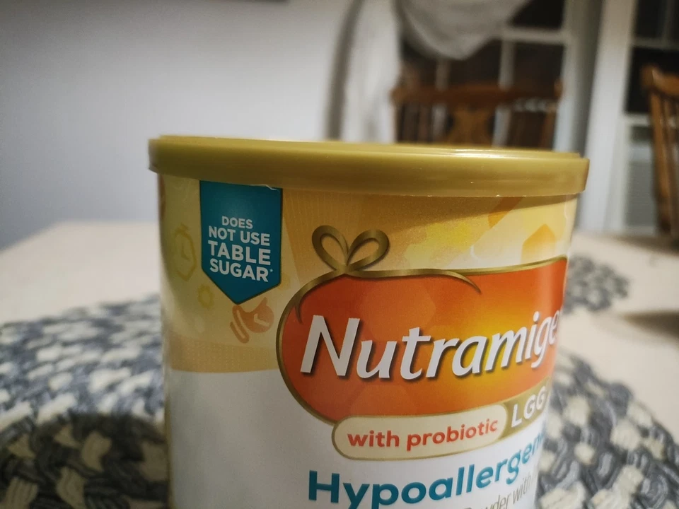 (5) Fórmula para bebé en polvo hipoalergénico Nutramigen Probiótico LGG, 12,6 OZ 3/1/27 Foto 3 de 4