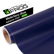 Navy Blue Adhesive Vinyl Roll 12x10Ft Matte Permanent Sticker Decal Craft