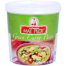 Mae Ploy Green Curry Paste, Authentic Thai 14...