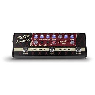 TECH 21 Liverpool SansAmp 本体 Tech 21 SansAmp Character Plus Liverpool Vox Booster Guitar Pedal