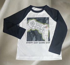 Jumping Beans NWT Boy Size 4 Every Day Game Day Long Sleeve Top