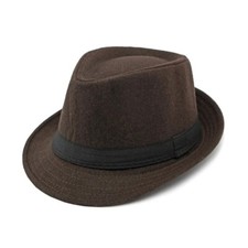 NEW Mens Ladies Hat Fedora Wide Brim Summer Holiday Wedding Elegant One Size UK