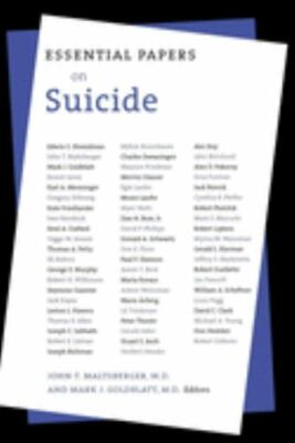 Essential Papers on Suicide, Paperback by Maltsberger, John T. (EDT); Goldbla...