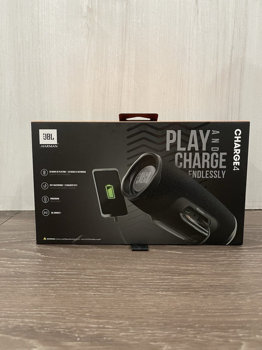 JBL Bluetooth charge4ブラック JBL Charge 4 Portable Bluetooth Speaker, Black - Wireless