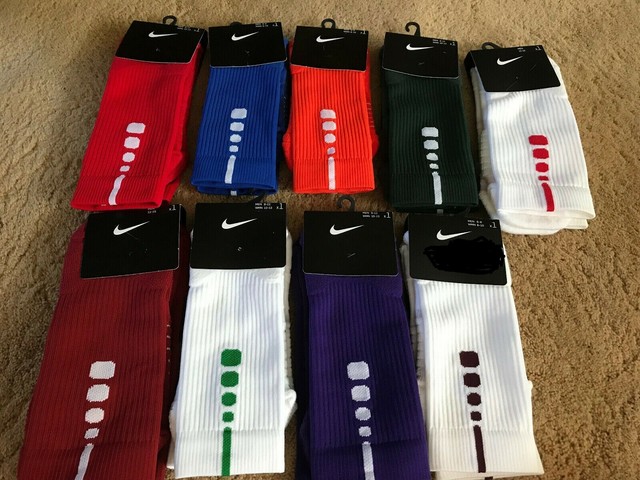nike elite cushioned crew basketball socks