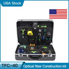 FTTH Optical Fiber Test Tool Kit TFS-40D Include Fiber Cleaver, OPM,VFL Ship US