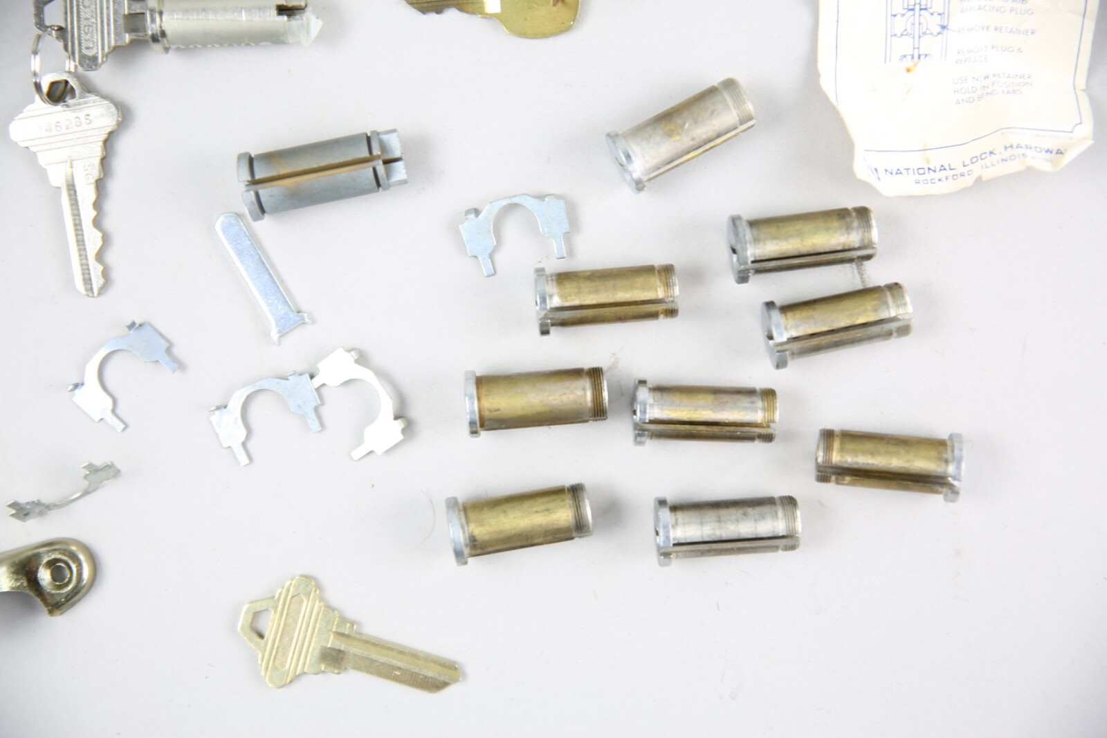 National Lock Cylinders w/ keys GREAT Challenge Locks mailbox locksmith LOT VTG