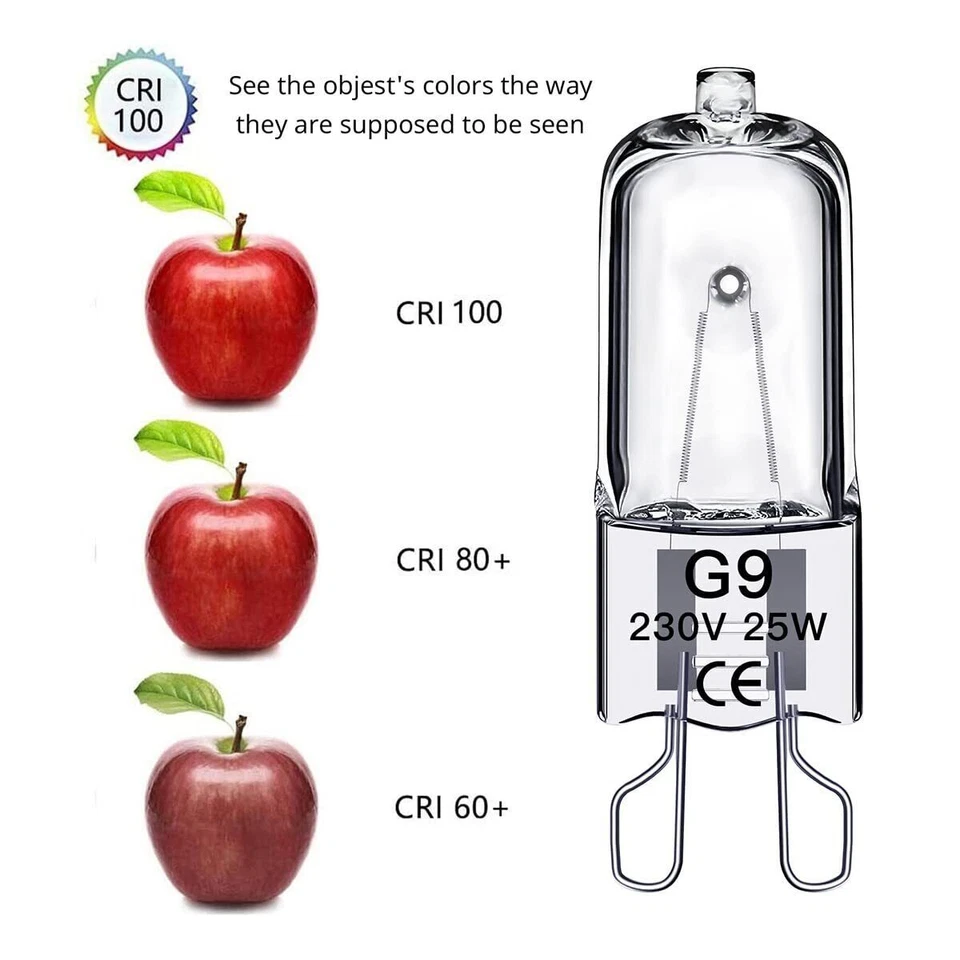 G9 Halogen Bulb 25W 40W 60W Capsule Replace Light Bulbs 230V dimmable glass Lamp - Image 4 of 4