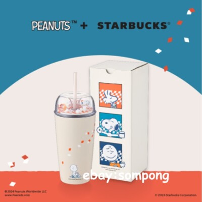 Starbucks Snoopy 2024 Gift New Year Christmas Tumbler Cold Cup