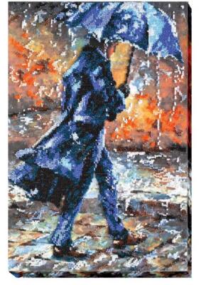 Bead embroidery kit Love Story-1 needlework kit Art canvas beadwork pattern
