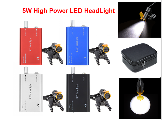 圖片 41 - 5W Dental Normal/Metal/Plastic Clip High Power LED Headlight+Light Shield DY-007