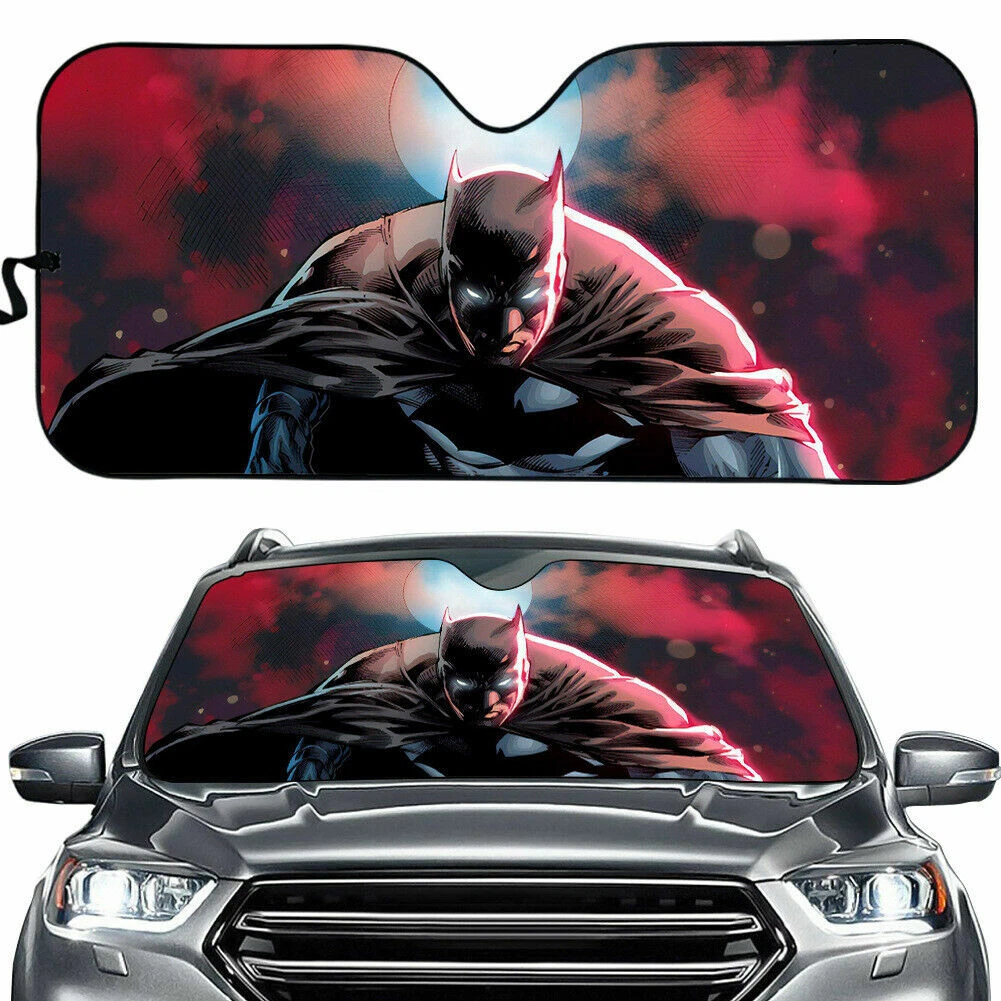Superheroes Batman Car Sun Shade Pickup Reflective Visor Windshield Block UV Ray