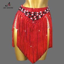 Latin Dance Party Dresses Girls Dancewear Women Costume Practice Sports Skirt
