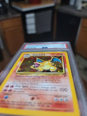 2000 pokemon game CHARIZARD-HOLO base 2 amazing swirl!!!PSA 7 | eBay