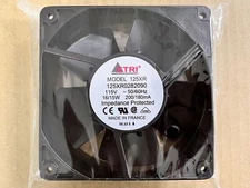 1Pcs New ETRI 125XR0282090 115V 16/15W 12038 metal high temperature cooling fan