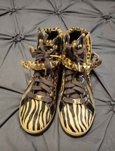 mk leopard sneakers