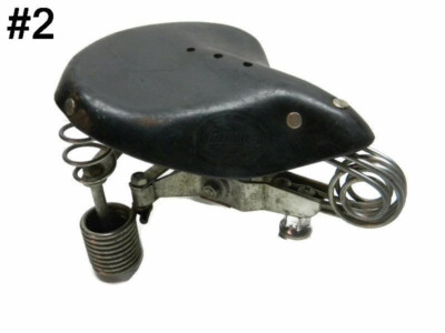 Vintage Lepper Primus Black Women's Leather Saddle (G130)