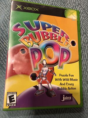 Super Bubble Pop (Microsoft Xbox, 2002)-Complete Good Condition