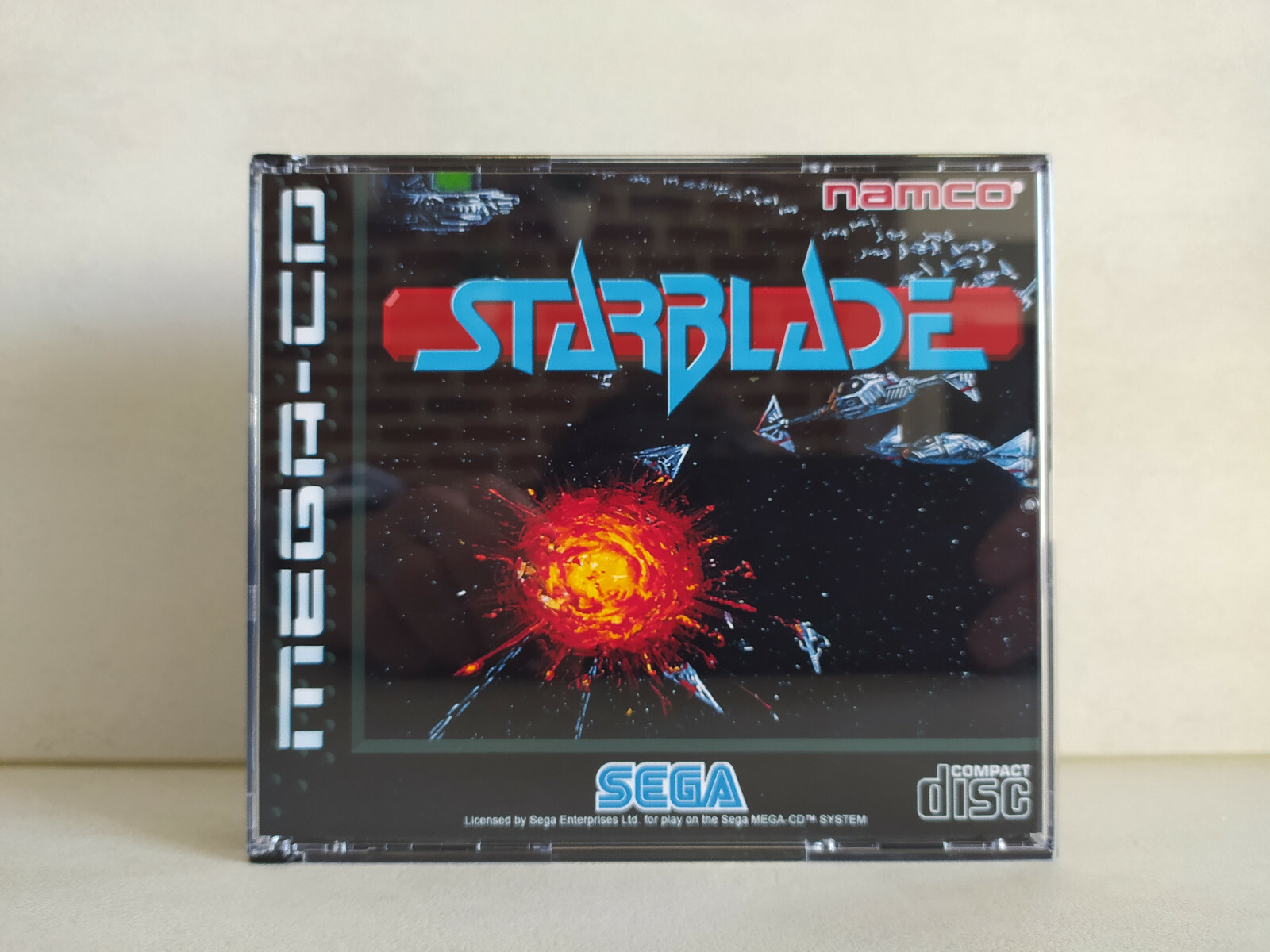 Starblade repro Sega Mega-CD PAL Boîtier + Disque Mega CD