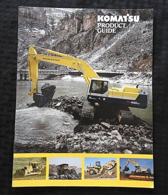 1980's KOMATSU D21 D31 D37 D58 D68 D355 D375 D475 CRAWLER TRACTOR PRODUCT GUIDE