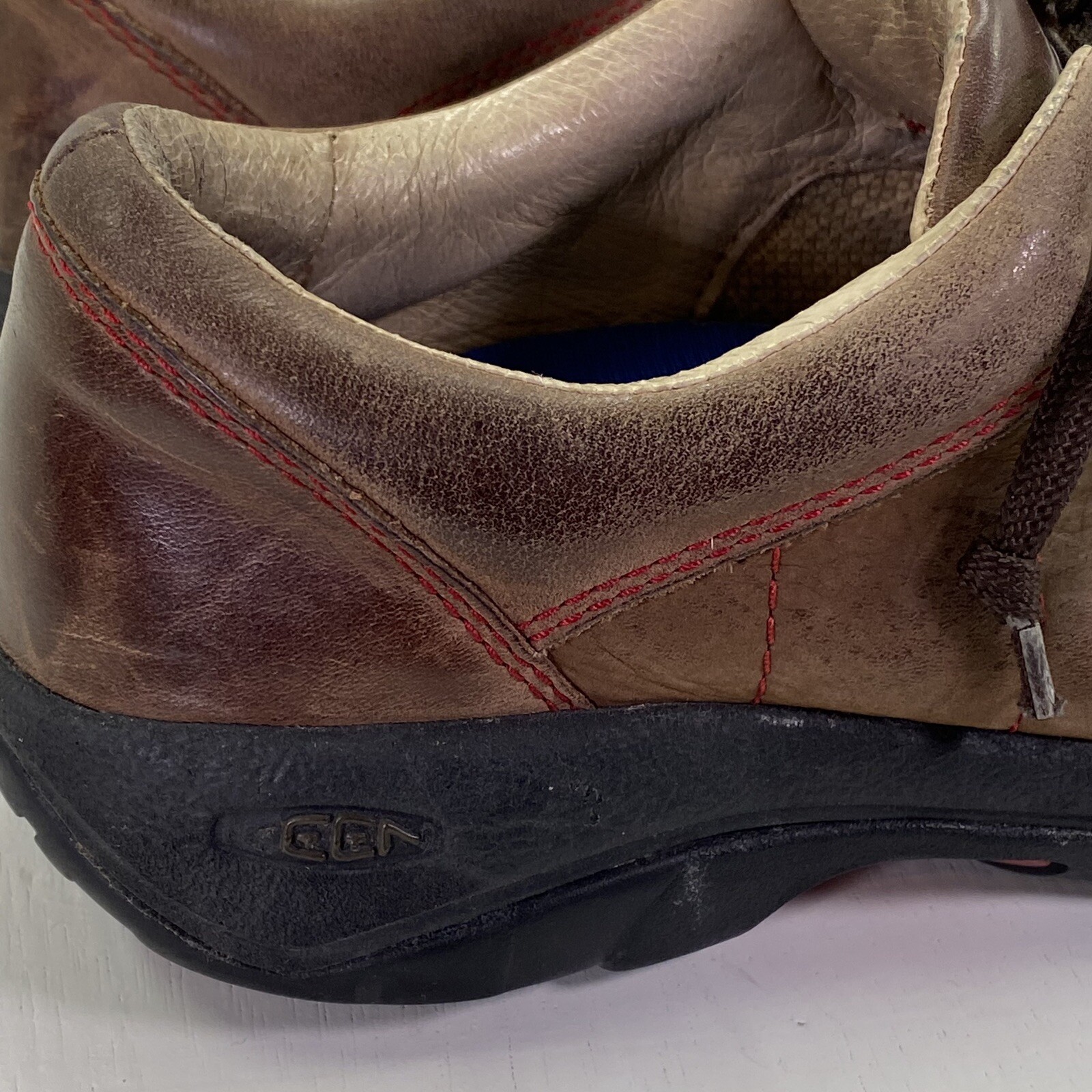 Scarpe da trekking Keen Presidio in pelle marrone donna 9 sneakers basse casual stringate