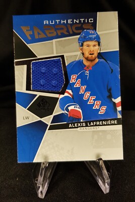 2021-22 Upper Deck SP Game Used Alexis LaFreniere - Authentic Fabrics