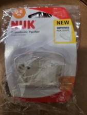 Nuk Orthodontic Pacifier Silicone BPA Free 0-6 Month Unisex Design