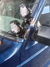 4 Windshield Led Light Bar Mounting Brackets For Jeep Cherokee Xj Mj 84-01