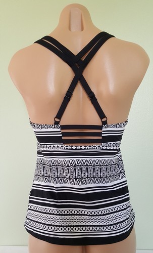 JAG black white underwire tankini top size 32D/DD - Picture 4 of 5
