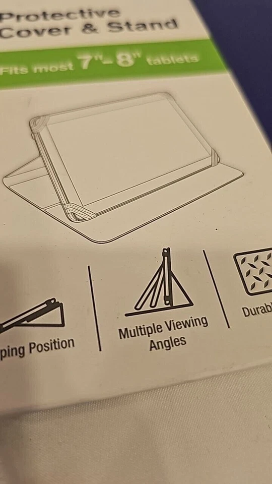 Targus Folio Stand Tablet 7 8 Inch Slim Case for Galaxy Tab 3 4 iPad Mini Purple - Image 4 of 4