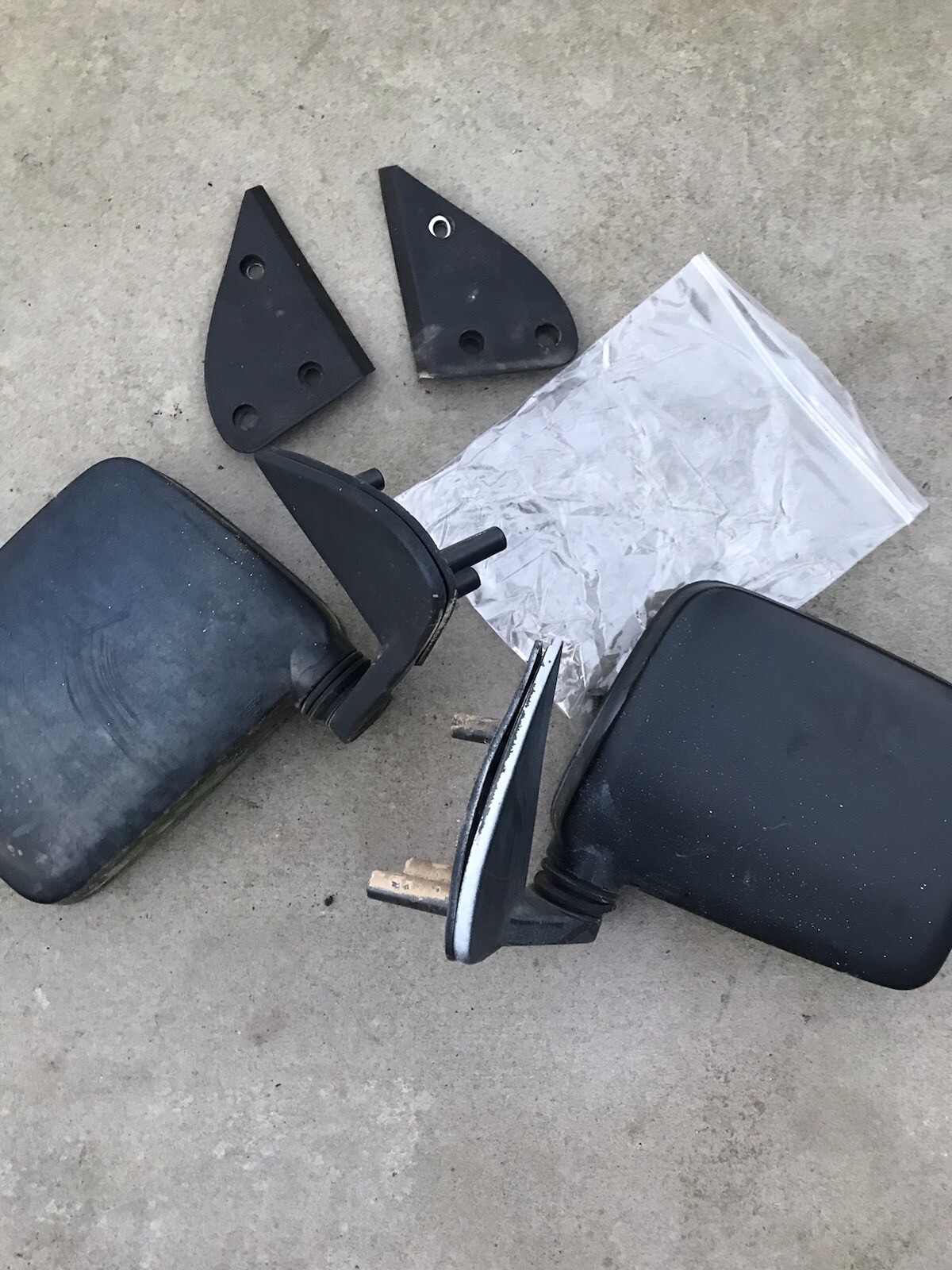 8697 Nissan D21 Hardbody Pick Up Driver & Passenger Side Chrome Door Mirror. eBay