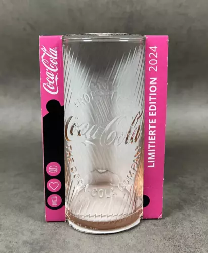 McDonalds - Coca Cola Glas Gläser - Limitierte Edition 2024 - Pink - NEU