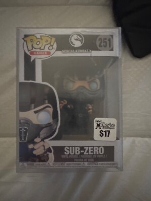 Funko POP! Games: Mortal Kombat X Sub-Zero #251 - Vaulted w/protector