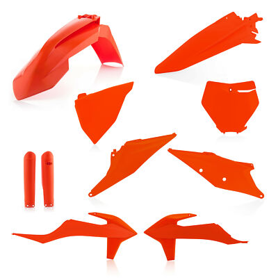 Acerbis Full Plastics Kit Fenders, # Plate, Fork, Rad & Side
