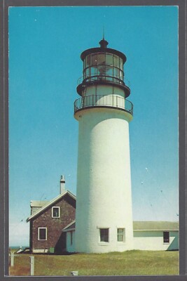 HIGHLAND LIGHT Postcard Lighthouse Cape Cod Massachusetts
