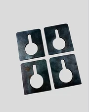 Steel Banjo Eye-3/8" Steel Plate (4 pack) Weld On for 3/8" chain