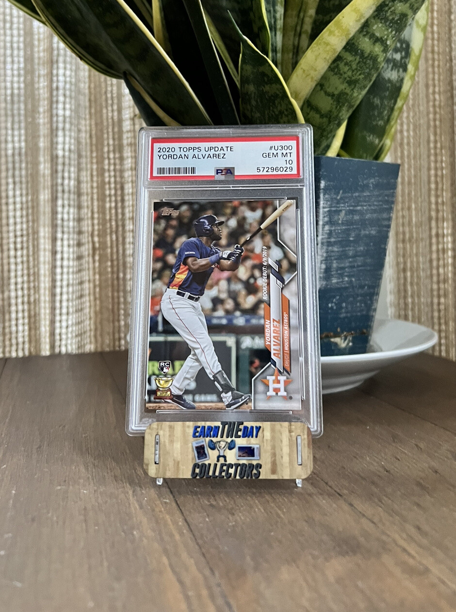 2020 Topps Update #U300 Yordan Alvarez RC Rookie Cup PSA 10 Gem Mint Gold Cup!
