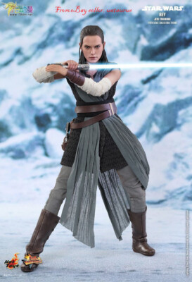 Perfect Hot Toys 1/6 Mms446 Star Wars 8 Rey Jedi Training In Stock