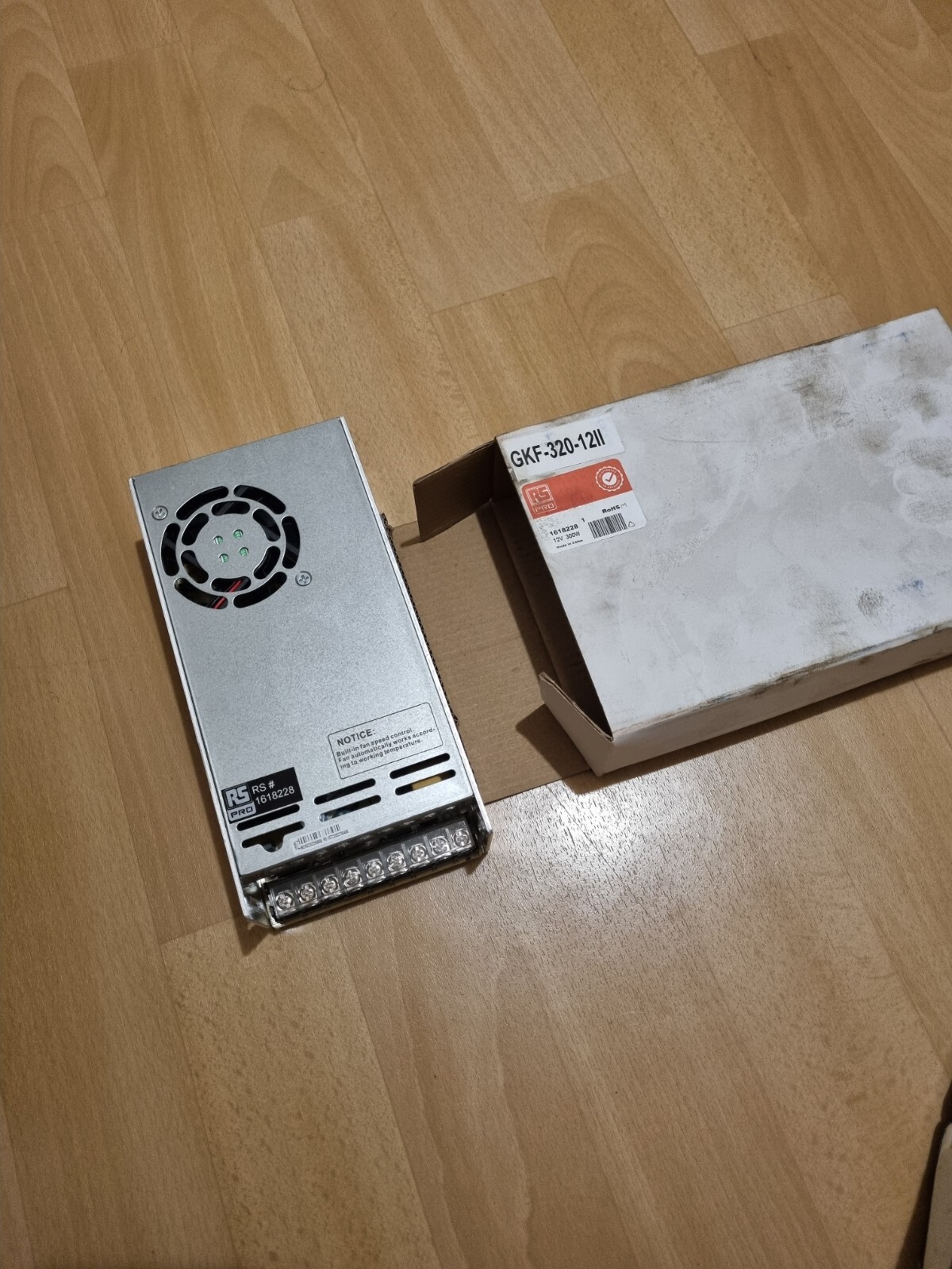 Transformateur 220V 12V CC 300W convertisseur de tension 25A rail DIN ref 1618228