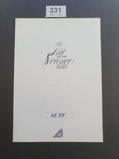 AZIMUT AZ 29' YACHT BROCHURE 1989 4 Pgs ENGLISH/ITALIAN/FRENCH 