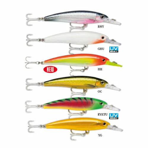 Esche e mosche Rapala per la pesca in acqua salata