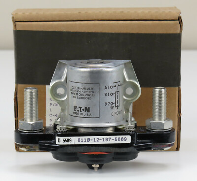 Cutler Hammer / EATON Relay 400 AMP / 28VDC Type II Coil SP-ST # 6041H167