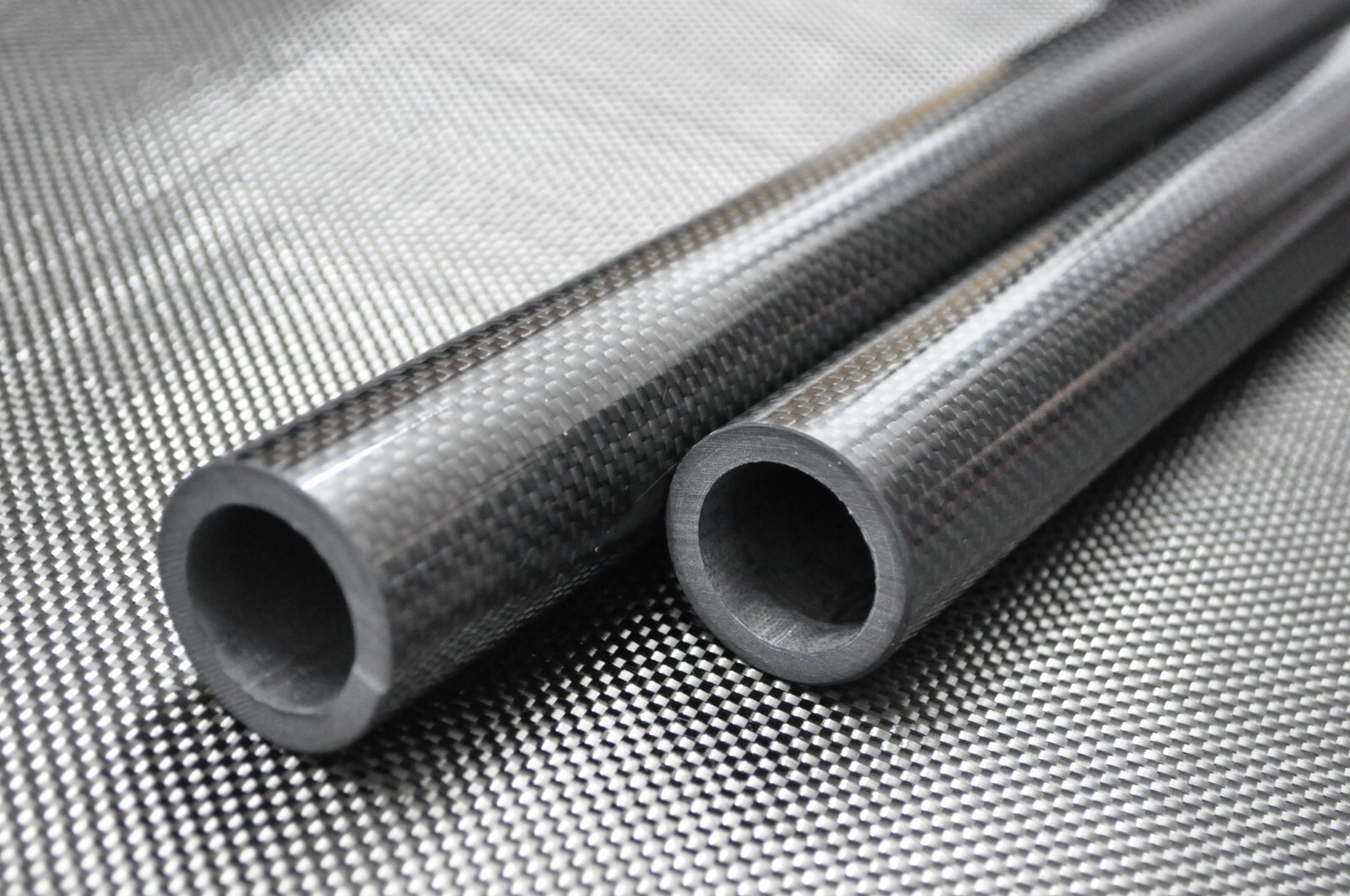 Tubo In Fibra Di Carbonio 3K 1 Pz Tubo In Fibra Di Carbonio 3K Twill Lucido - Foto 8